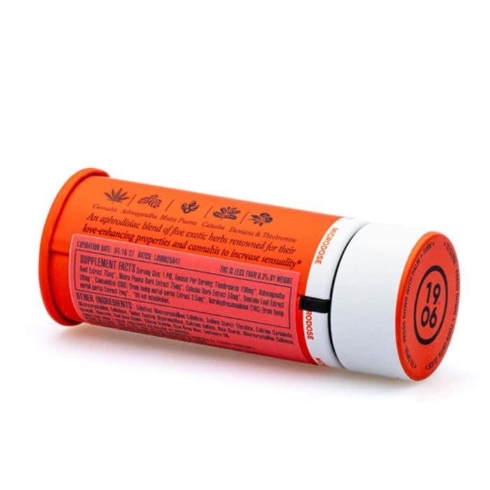 1906 Delta 9 THC and CBD Drops - Love - Bottle Back