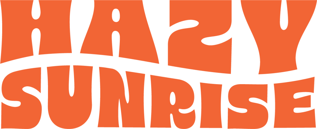Logo for Hazy Sunrise CannaBuddy THC seltzer