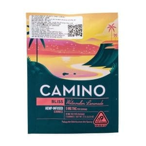 Camino Delta 9 THC Bliss Gummies 2 ct - Watermelon Lemonade - bag front