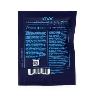 Camino Delta 9 THC and CBN Sleep Gummies 2 ct - Midnight Blueberry - bag back