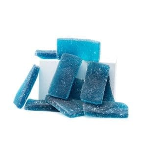 Chewbies Delta 9 THC Gummies - Blueberry Burst Indica - pile