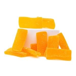 Chewbies Delta 9 THC Gummies - Georgia Peach Sativa - pile