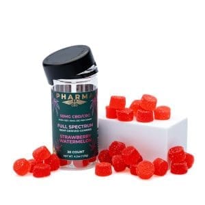 PharmaCBD Full Spectrum CBD and CBG Gummies - Strawberry Watermelon - combo