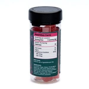 PharmaCBD Full Spectrum CBD and CBG Gummies - Strawberry Watermelon - jar back